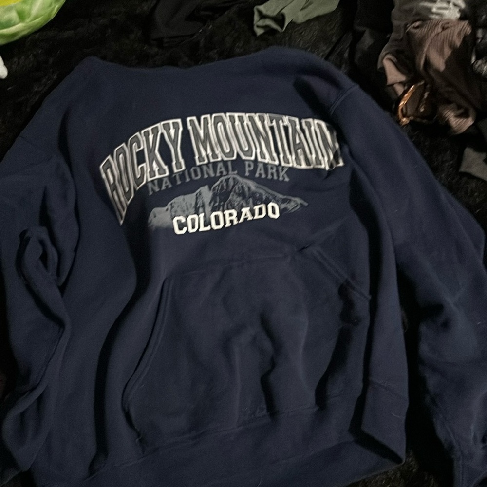 Jerzees Rocky Mountain national park Colorado women’s hoodie.